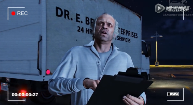 《GTA5》重现《回到未来》 老崔演技狂飙堪称影帝!