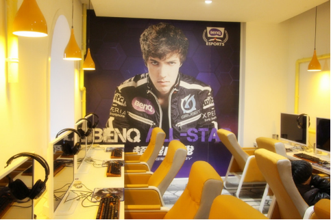 明基电竞馆出了一件大事!