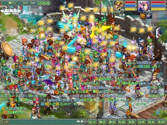 梦想世界开新服 电影副本古墓探险