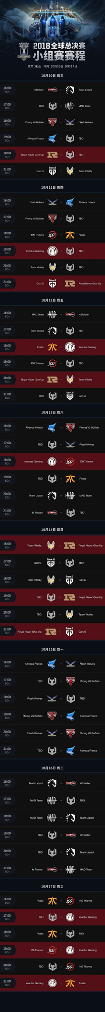 英雄联盟S8全球总决赛十一开赛 来斗鱼为LPL战队加油