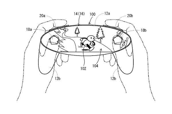 任天堂怪异专利申请 新型屏幕与手柄无缝结合
