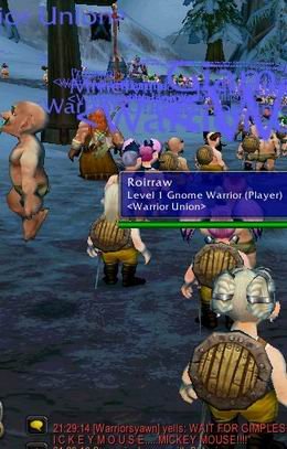 《魔兽世界》美服玩家裸体暴动