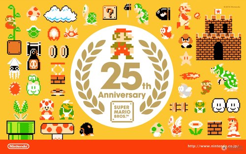 《超级马里奥》诞生25周年纪念壁纸