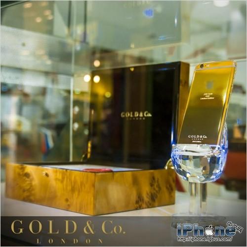 24K黄金版iPhone6迪拜问世!钱的味道翔的颜色