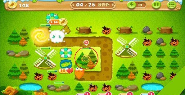 《保卫萝卜2》第17关丛林主题攻略