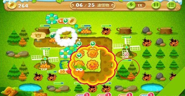 《保卫萝卜2》第17关丛林主题攻略