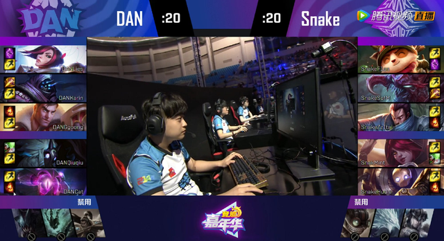 表演赛SS前期占优中期玩脱!DAN配合完美艰难