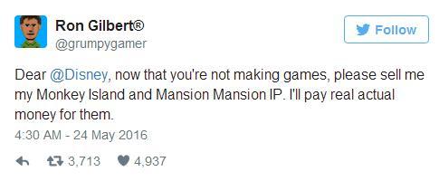 海外设计师点名迪士尼：请将两款游戏的IP回售给我