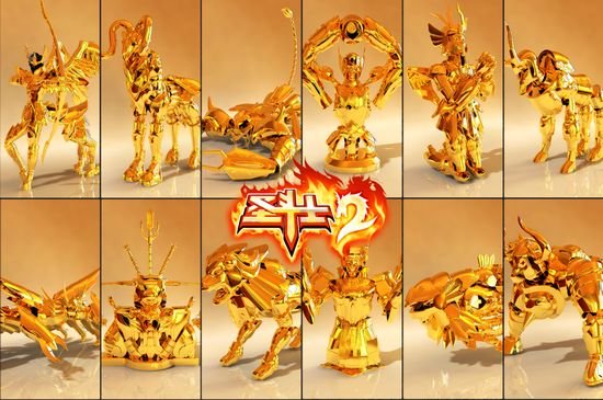 <em>圣衣</em>归来《圣斗士2》<em>黄金</em>原画曝光