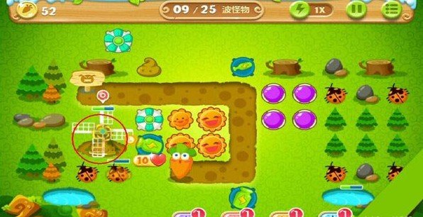 《保卫萝卜2》第17关丛林主题攻略