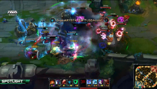 IMP亮翻全场 LGD进军LPL决赛