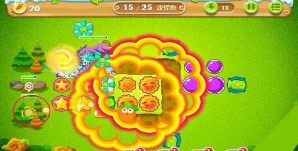 《保卫萝卜2》第17关丛林主题攻略