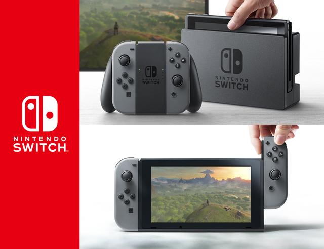 任天堂公布新一代游戏机Nintendo Switch