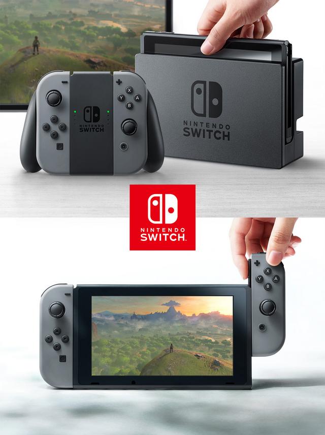任天堂公布新一代游戏机Nintendo Switch