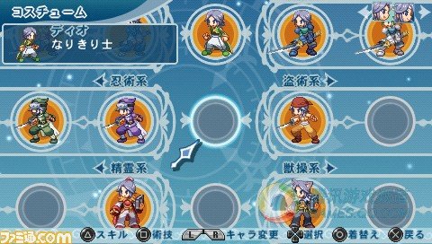 PSP《幻想传说换装迷宫X》新系统