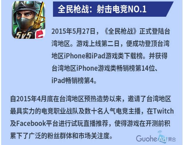 果合白皮书：手游市场待挖掘 介入移动电竞时机刚好