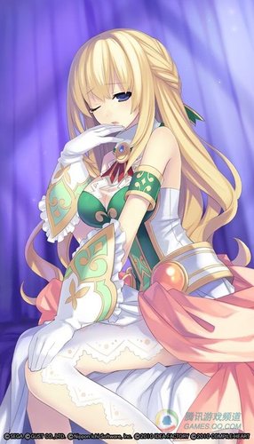 《超次元<em>游戏</em>海王星》三张可爱<em>少女</em>_<em>游戏</em>_腾