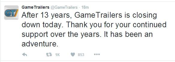 再见GT 知名游戏站Gametrailers宣布关闭