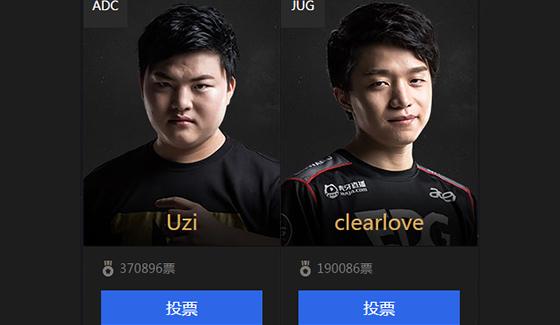 2016德杯最受欢迎奖项投票结果:米勒Uzi获奖