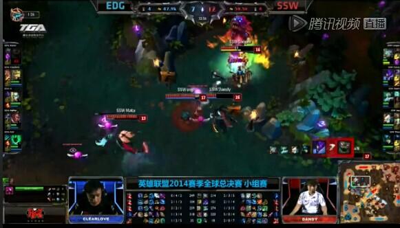 S4总决赛揭幕战Imp爆炸输出 EDG憾负SSW