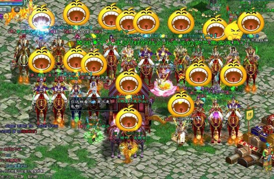 玩家实拍《征途2》家族欢乐事