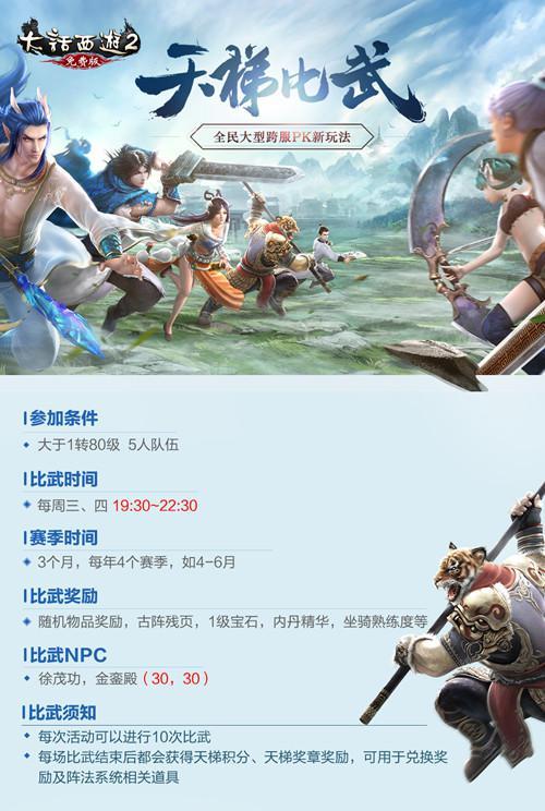 兄弟齐心登榜 大话2免费版天梯比武今日开战