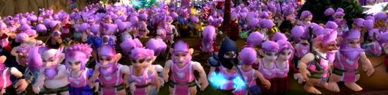 魔兽世界 为支持预防乳腺癌举办侏儒赛跑大赛