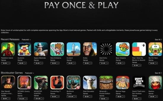 App Store新增软件分类 专门推广无内购游戏