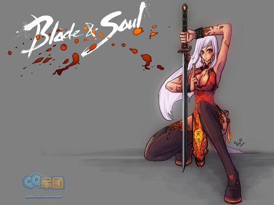 腾讯《blade&soul》胸器剑士MM壁纸