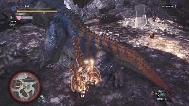 怪物猎人世界打岩贼龙时，使用手柄的小技巧