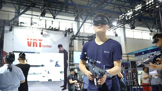 Nokov VR Together应用于射击游戏 燃爆DEXPO