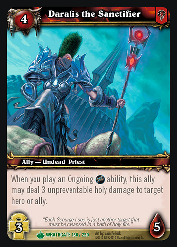 魔兽世界TCG卡牌愤怒之门预览:这是一个新时