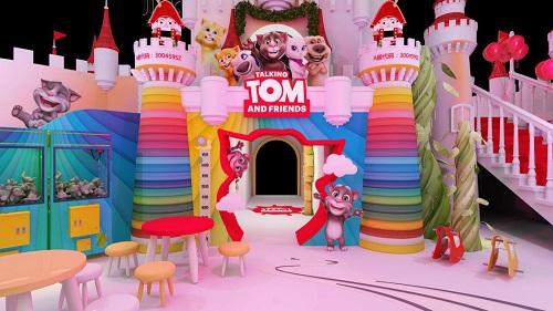 金科文化CJ展台曝光:汤姆猫的可爱城堡