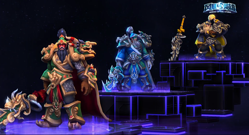 风暴英雄武圣阿尔萨斯皮肤 由暴雪网易团队联