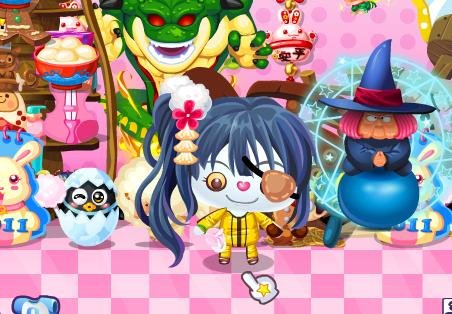 QQ宝贝甜蜜环保屋 抽乐斗精彩道具