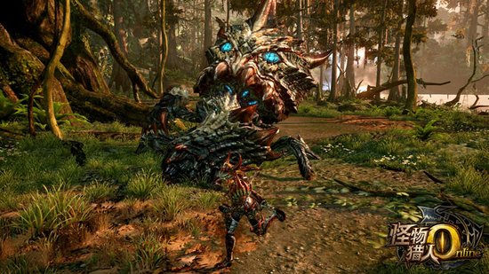 网中死神 《怪物猎人OL》新怪物鬼狩蛛公布