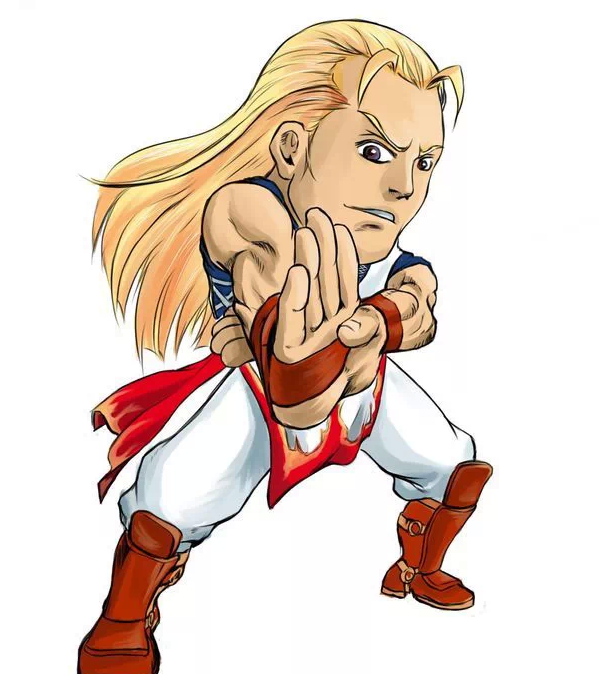 玩家绘制《拳皇97》Q版漫画之饿狼传说队