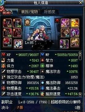 DNF国服第一神豪装备爆料:力量5143