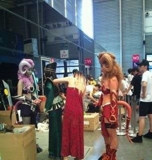 ChinaJoy现场网易11点上演巫妖王Cosplay
