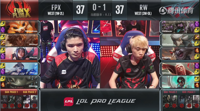LPL综述:世纪大战EDG轻取WE RW轻取FPX