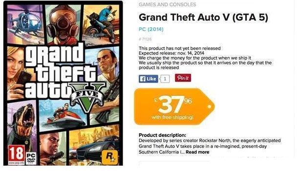 ��GTA 5��PC�淢�����ڶ���11�� �����������ܼ�
