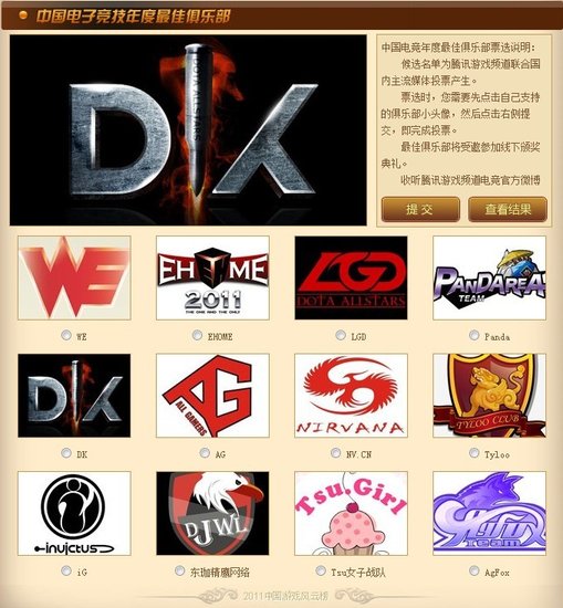 十年电竞谁领风骚 SKY参选中国游戏风云榜