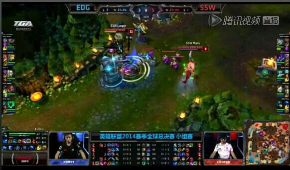 S4总决赛揭幕战Imp爆炸输出 EDG憾负SSW