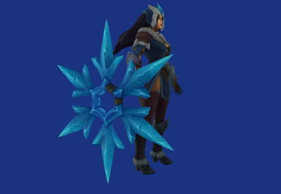 希维尔新皮肤设计图曝光 雪暴女王气势非凡