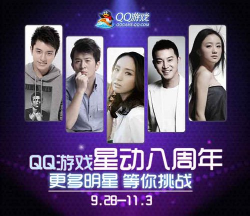 QQ游戏八周年 最高同时在线突破800万