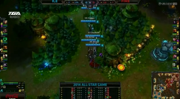 Froggen刀妹秀爆全场 微笑颗粒无收寒冰胜烈焰