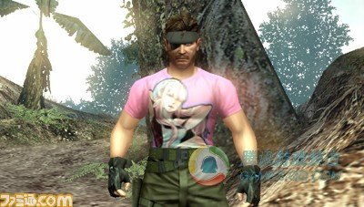 PSP《合金装备 和平行者》性感粉T恤