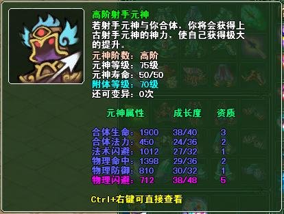 拥有自己的宠物元神