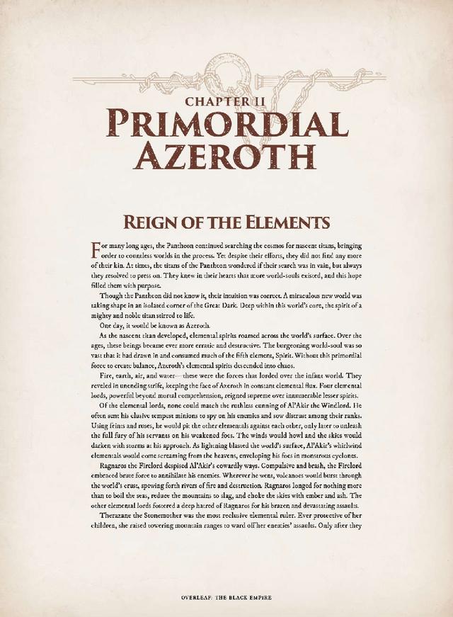 《魔兽世界编年史》预览图公布!历史秘闻全收录