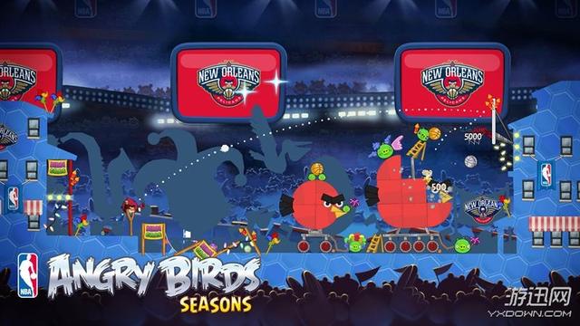 脑洞大开!《愤怒的小鸟》发布NBA主题DLC